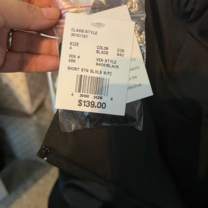 David’s Bridal Bridesmaid Dress Black Size 4